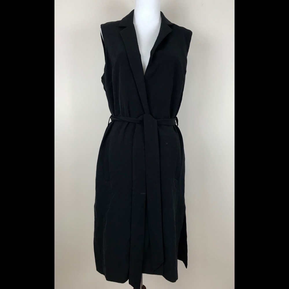 Jules & Leopold Long duster cardigan XS black